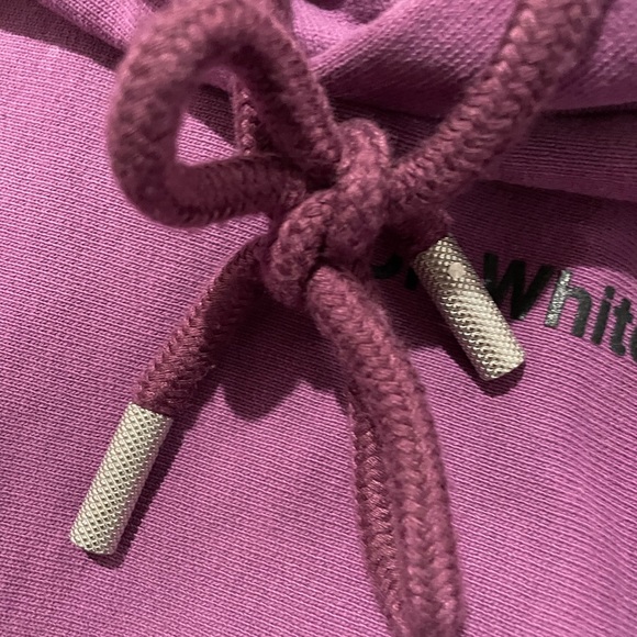 Champion x Off White Purple Hoodie size Medium - Picture 9 of 9